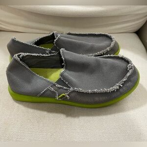 Crocs Men’s Santa Cruz Canvas Slip On Shoes Size 8